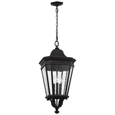 Generation Lighting Cotswold Lane 26 1/2" Black Outdoor Hanging Light