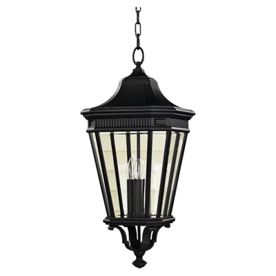 Generation Lighting Cotswold Lane 26 1/2" Black Outdoor Hanging Light