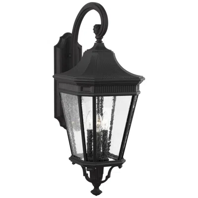 Generation Lighting Cotswold Lane 30" High Black Outdoor Wall Light