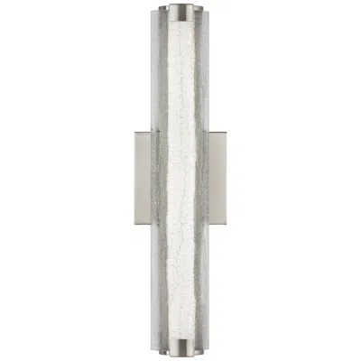 Generation Lighting Cutler 18" Satin Nickel Led Wall Light Sconce In Gray