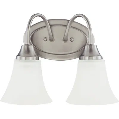 Generation Lighting Dimmable Vanity Light In Brushed Nickel