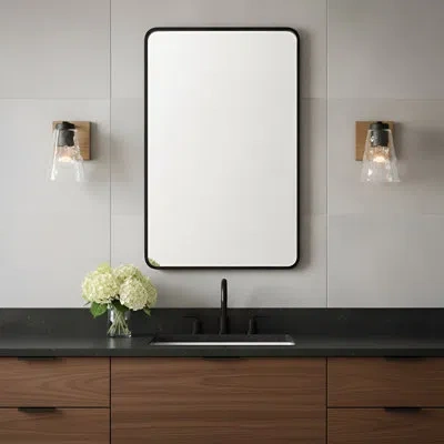 Generation Lighting Dunton Small Vanity In Midnight Black