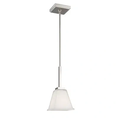 Generation Lighting Ellis Harper 1-light Single Geometric Pendant In Brushed Nickel