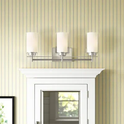 Generation Lighting Elmwood Park 3-light Dimmable Vanity Light In Brushed Nickel