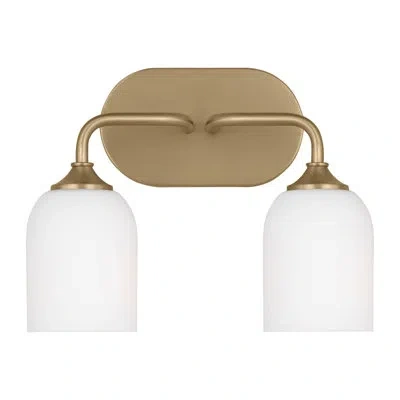 Generation Lighting Emile 2 - Light Vanity Light In Satin Bronze