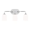 Generation Lighting Emile 3 - Light Vanity Light In Chrome