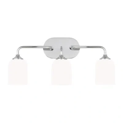 Generation Lighting Emile 3 - Light Vanity Light In Chrome