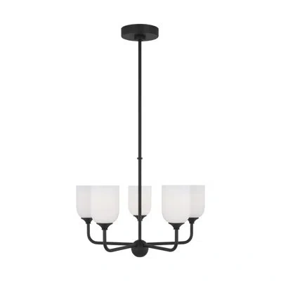 Generation Lighting Emile 5 - Light Chandelier In Gold
