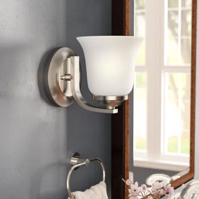 Generation Lighting Emmons 1-light Dimmable Bath Sconce In Brushed Nickel