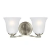 Generation Lighting Emmons 2-light Dimmable Vanity Light In Brushed Nickel