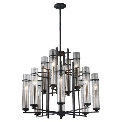Generation Lighting Ethan 12-light Candle Style Tiered Chandelier