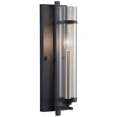 Generation Lighting Ethan 17" Forged Iron Brushed Steel Wall Sconce