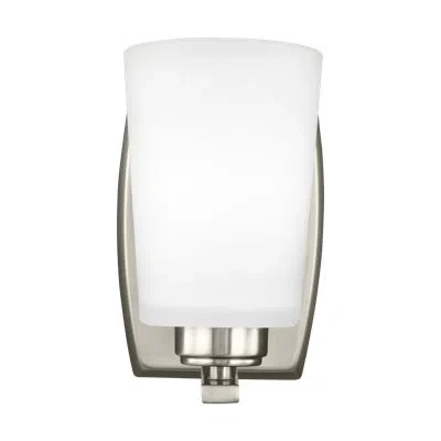 Generation Lighting Franport 1-light Dimmable Vanity Light In Brushed Nickel