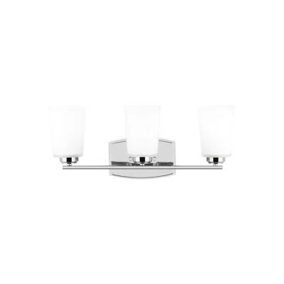 Generation Lighting Franport Dimmable Vanity Light In Chrome