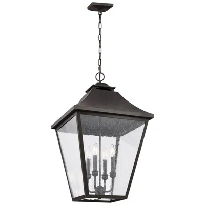 Generation Lighting Galena 29 1/4" High Sable Outdoor Hanging Light In Black