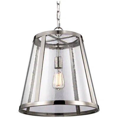 Generation Lighting Harrow 16" Wide Polished Nickel 1-light Pendant