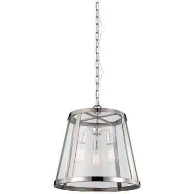 Generation Lighting Harrow 19" Wide Polished Nickel Pendant Light