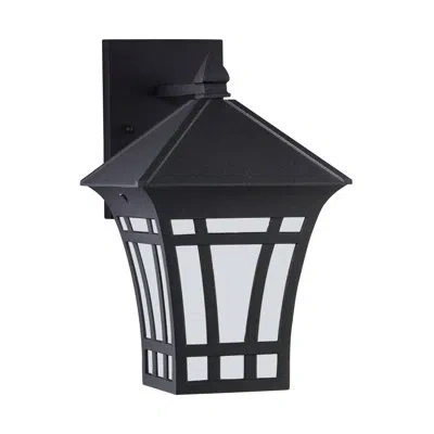 Generation Lighting Herrington Black Outdoor Wall Lantern