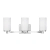 Generation Lighting Hettinger 3-light Dimmable Vanity Light In Chrome