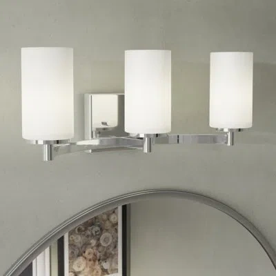 Generation Lighting Hettinger 3-light Dimmable Vanity Light In Chrome