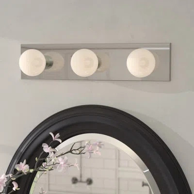 Generation Lighting Holly 3-light Dimmable Bath Bar In Chrome
