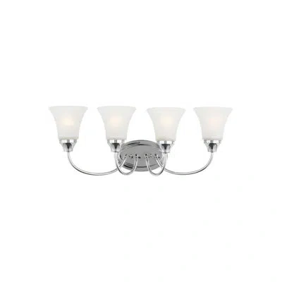 Generation Lighting Holman Dimmable Vanity Light In Chrome