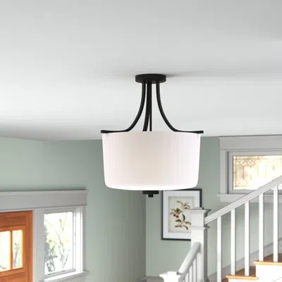 Generation Lighting Kemal 3 -light 16" Semi Flush Mount