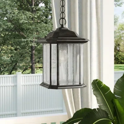 Generation Lighting Kent 1 - Bulb 15.25" H Outdoor Hanging Lantern In Oxford Bronze