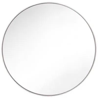 Generation Lighting Kit 30" Round Polished Nickel Wall Mirror