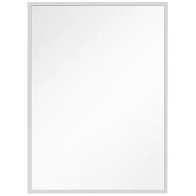 Generation Lighting Kit 36" High Polished Nickel Rectangular Mirror
