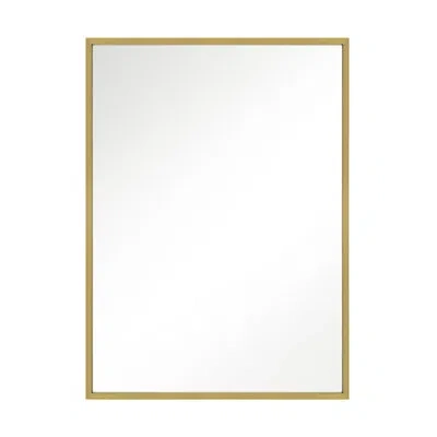 Generation Lighting Kit Modern & Contemporary Vanity Mirror In Burnished Brass