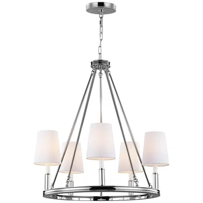 Generation Lighting Lismore 28 1/4" Wide Polished Nickel Chandelier