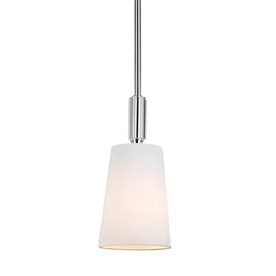 Generation Lighting Lismore 5" Wide Polished Nickel Mini Pendant Light