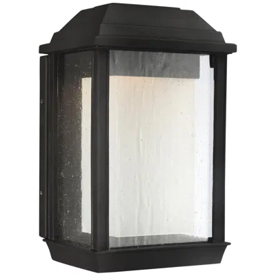 Generation Lighting Mchenry 11 1/4" High Black Led Outdoor Wall Light