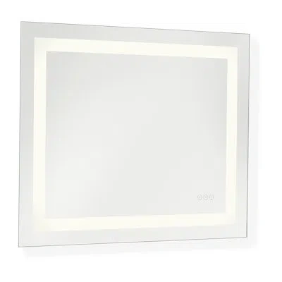 Generation Lighting Mera Rectangle Frameless Anti-fog Wall Mirror