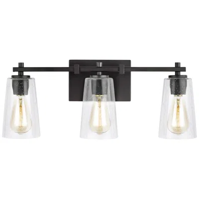 Generation Lighting Mercer 21 1/2" Rubbed Bronze 3-light Bath Light