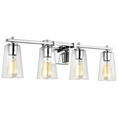 Generation Lighting Mercer 28 3/4" Wide Chrome 4-light Bath Light