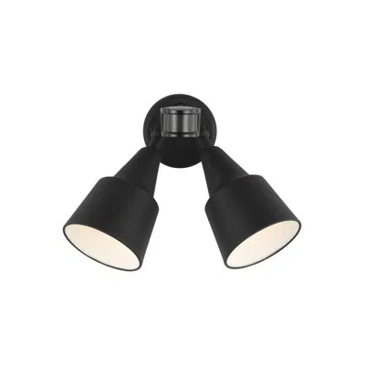 Generation Lighting Metal Flood Light In Black