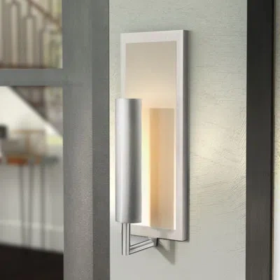 Generation Lighting Mila 1-light Armed Sconce In Brushed Steel