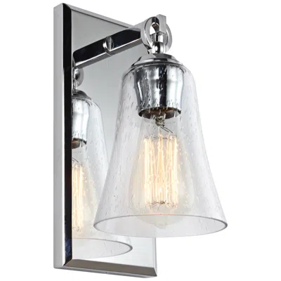 Generation Lighting Monterro 10 1/2" High Chrome Wall Sconce