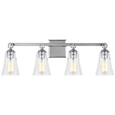 Generation Lighting Monterro 30 1/4" Wide 4-light Chrome Bath Light