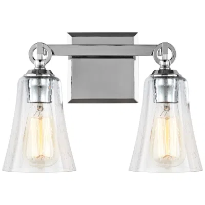 Generation Lighting Monterro 9 1/2" High 2-light Chrome Wall Sconce