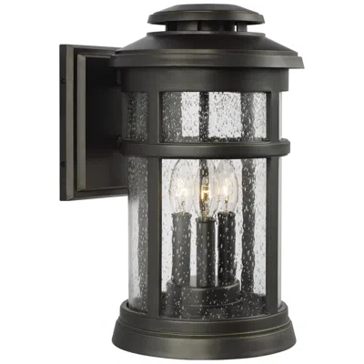 Generation Lighting Newport 16" High Antique Bronze Outdoor Wall Light