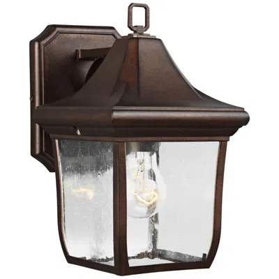 Generation Lighting Oakmont 10 3/4" Patina Bronze Outdoor Wall Light