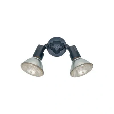 Generation Lighting Outdoor 2 - Bulb Outdoor Armed Sconce In Black