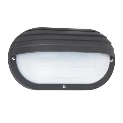 Generation Lighting Outdoor Bulkhead Light In Black