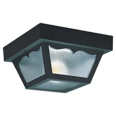 Generation Lighting Outdoor Flush Mount In Black