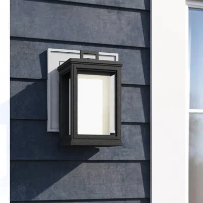 Generation Lighting Outdoor Flush Mount In Textured Black