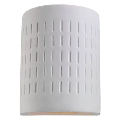 Generation Lighting Paintable Unfinished Ceramic Outdoor Bulkhead Light