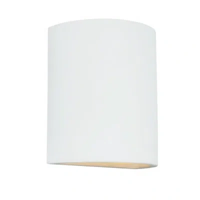 Generation Lighting Paintable Unfinished Ceramic Outdoor Bulkhead Light